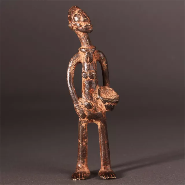 12264 Dogon Bronze Figure Mali Lost Form