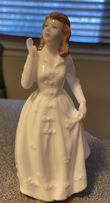 Royal Doulton Joy White Dress Figurine HN3875 England 1996 Collectors Club