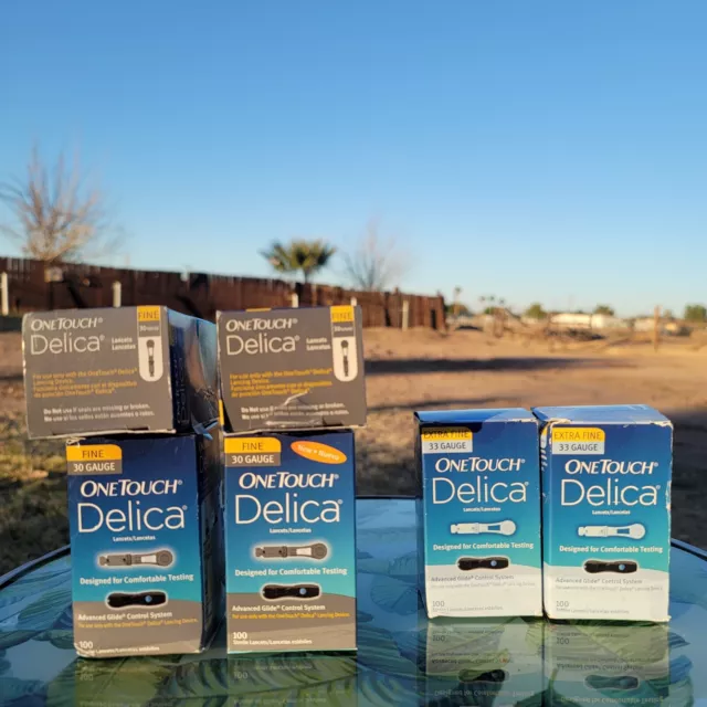 One Touch Delica Lancets 100 extra fino