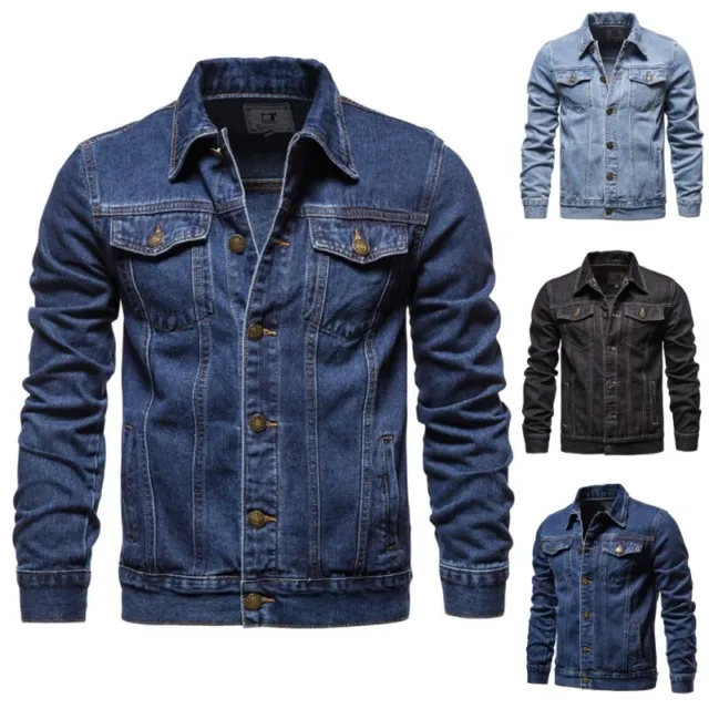 MEN LONG SLEEVE Cotton Linen Lapel Blazer Jacket Button Cardigan Shirts  Coat Top $76.41 - PicClick AU