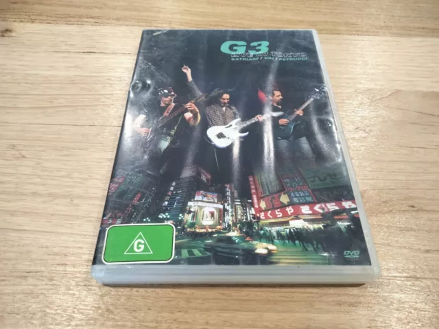 G3 - Live In Tokyo DVD Joe Satriani / Steve Vai / John Petrucci all region rare