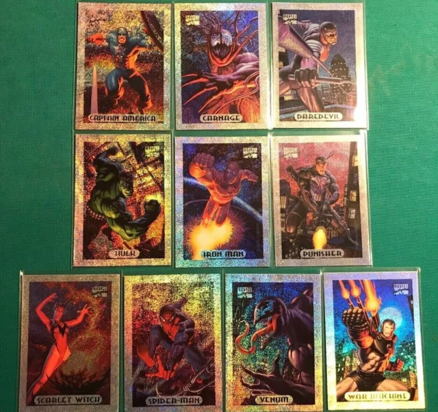 1994 Marvel Masterpieces Silver Holofoil Cards - Pick