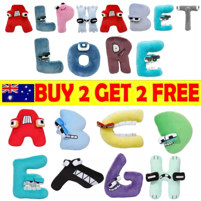 ALPHABET LORE QUALITY Plush Toy Keychain Bag Pendant Stuffed Doll Xmas  Birthday $13.46 - PicClick AU