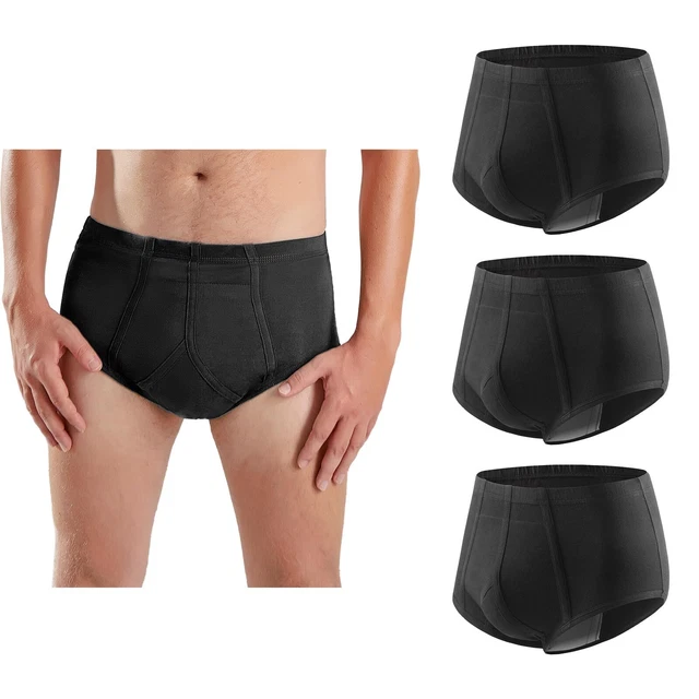 Slip Homme Liabel En 100% Coton - Lot De 3 Ou 6 - Blanc, Noir, Colorés - Taille S à 5XL