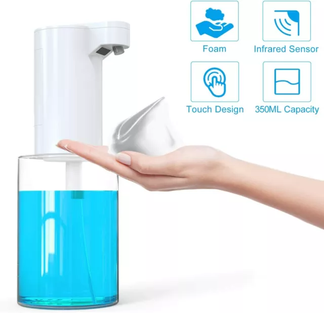 Automatic Foam Soap Dispenser 350ml Smart Clean Touchless Infrared Motion Sensor