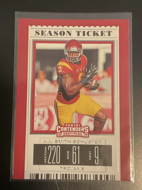2019 Panini Contenders Draft Picks Ju Ju Smith-Schuster #55
