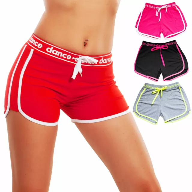 Pantaloncini donna shorts sport fitness hot pant danza colorati TOOCOOL UL-715