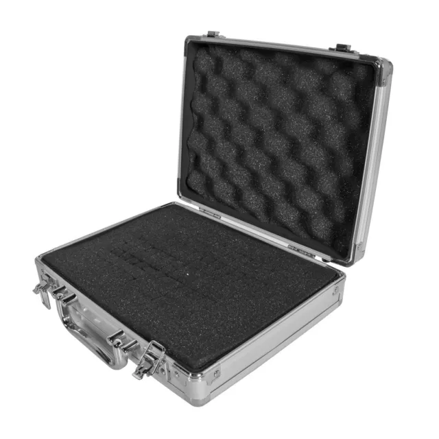 kleiner Koffer mit Rasterschaumstoff Rack Kiste Accessory Case für Zubehör NEU