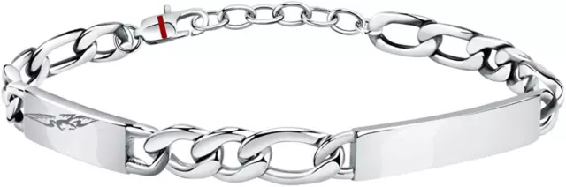 Bracelet Homme Sector No Limits SAFT57 en Acier Et Émail Bracelet Argent