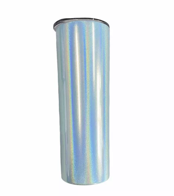 12 Pack-Sparkly 20oz Sublimation Tumblers With Shrink Wrap/Bottoms-MIXED COLORS 3