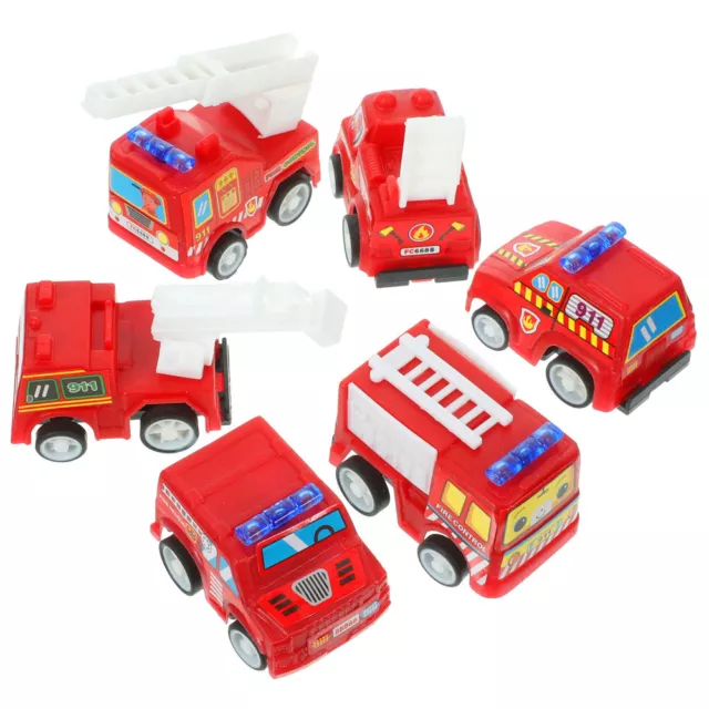6pcs Mini Pull Back Car Models for Kids Plaything Toy-
