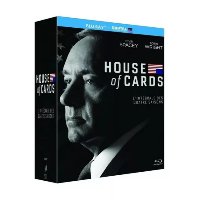 House of Cards Intégrale Saisons 1 à 4 COFFRET BLU-RAY NEUF