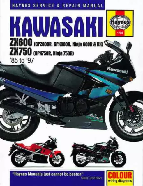 Kawasaki Ninja ZX600 ZX750 GPX GPZ Haynes Workshop Manual