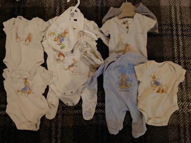 Peter Rabbit 0-3 Months Baby Clothes Bundle