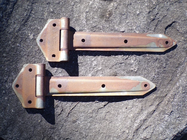 Antique Hardware Industrial Barn Door Gate Garage Hinges Large