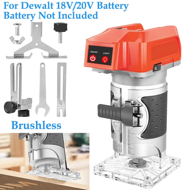 CORDLESS ELECTRIC HAND Trimmer Router Laminate For Dewalt 18V Battery w ...