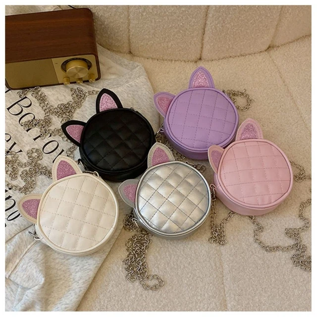 CORIOS Women's Cute Bear Round Crossbody Bag - PU Leather Small Handbag With Adjustable Strap - View #10
