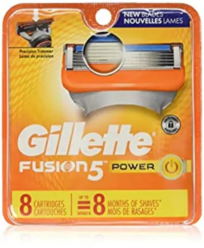 Gillette Fusion5 Power Razor Blades, 8 Cartridges