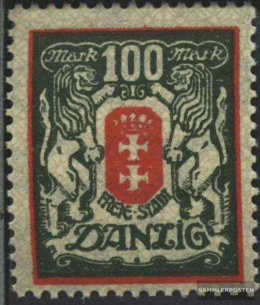 Danzig 128Y postfrisch 1923 Großes Wappen