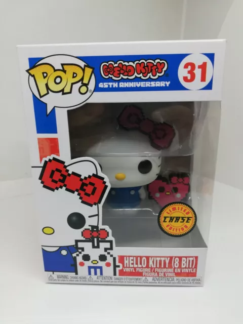 Funko POP ! Hello Kitty 8 BIT  #31 CHASE SANRIO 45th anniversary  IN STOCK