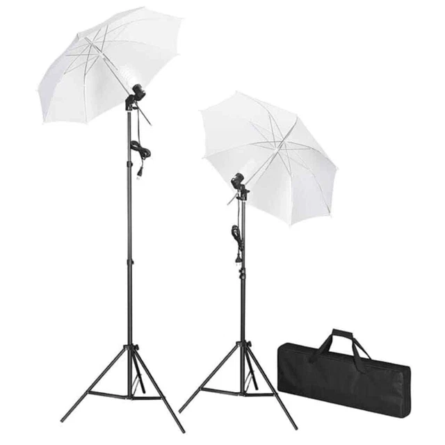 Set di Luci per Set Fotografico con Stativi e Ombrelli 5199397