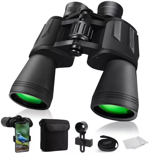 20x50 High Power Binoculars for Adults, HD Waterproof Binoculars with BAK4 Prism