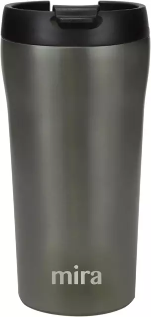 16 Oz Stainless Steel Insulated Travel Mug with Lid - Spill Proof Vacuum Insulat