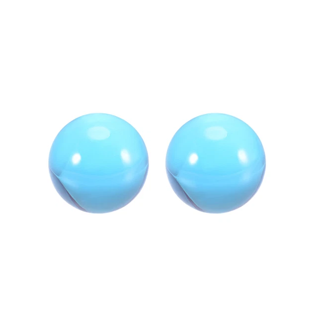 2 pz. Sfera da giocoleria contatto acrilico blu - 30 mm