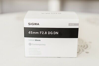 NEW Sigma 45 mm f/ 2.8 DG DN Contemporary Lens Sony E Mount Camera US SELLER