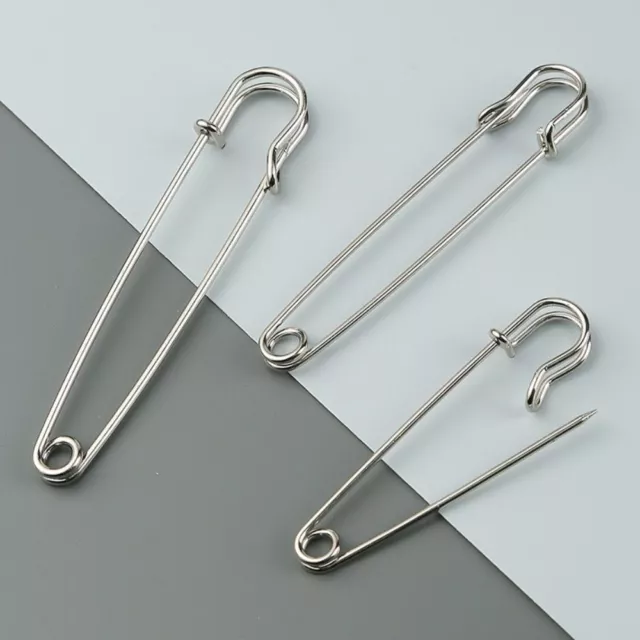 10pcs Metal Large Safety Pins 50/60/70mm Craft Making Materials Brooch Pins  DIY