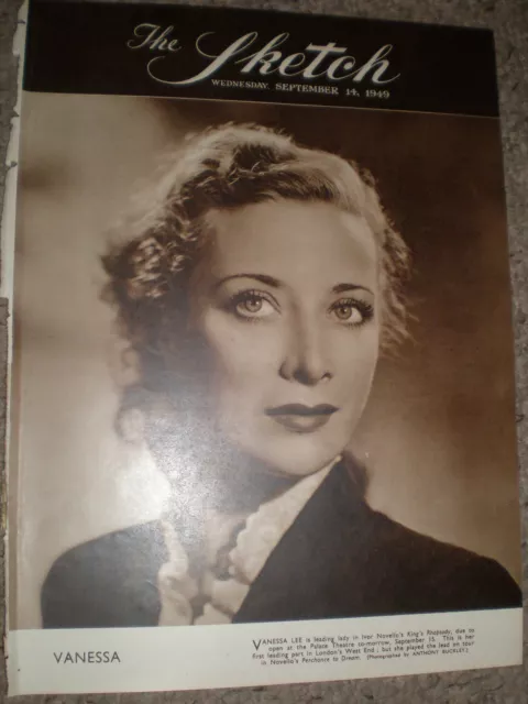 Photo article actress vanessa lee 1949 ref K