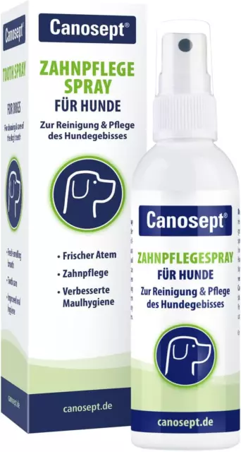 Canosept Zahnpflegespray Für Hunde 100Ml - Zahnsteinentferner Hund - Dentalspray