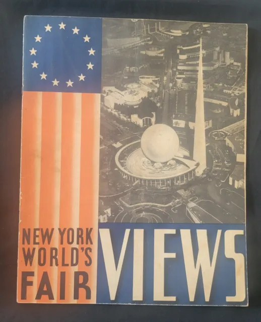 LARGE COLORING BOOK - New York World's Fair - 1939