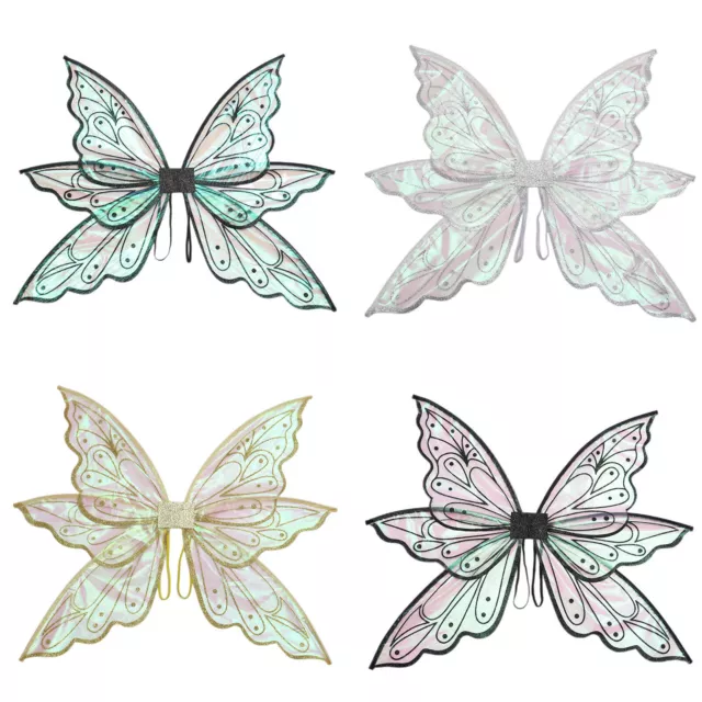 Shiny Edge Butterfly Fairy Wings Flower Elf Wings,with Elastic Shoulder Straps