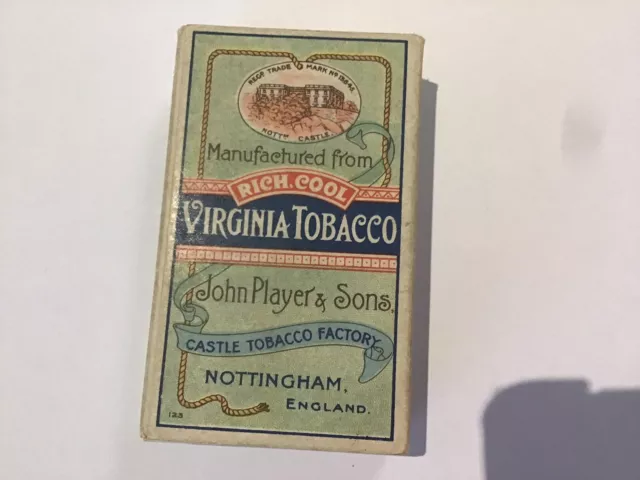 Vintage Cigarette Packet (Empty) - Players Navy Cut Cigarettes Medium 2