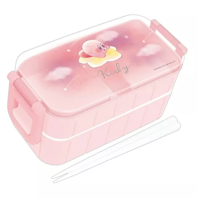 Kamio Japan Kirby of the Stars 2 Tier Lunch Box PUPUPU STARLIGHT CUTE MODEL 208