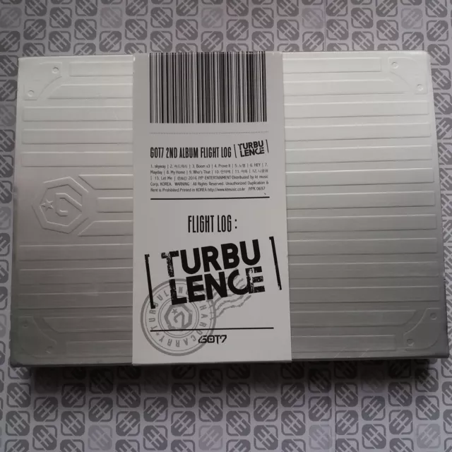 GOT7  Flight Log Turbulence CD K POP  press COREE DU SUD JYPK 0697 COMPLET