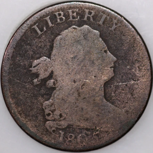 1805-P Half Cent Large 5, Stems, Over 200 Years Old As Shown [SN02]
