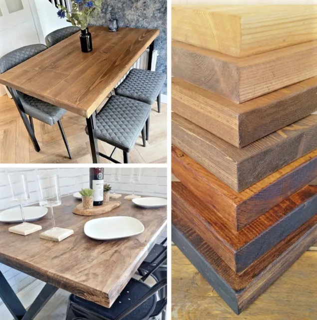 Square Rectangle Table Tops Any Size Reclaimed Rustic Dining Room Table Top