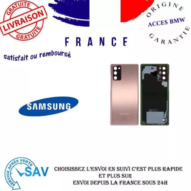 Cache Batterie Vitre Arrière Premium Bronze Mystique Samsung Galaxy Note 20 N981