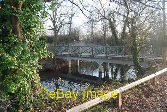 Photo 6x4 Footbridge over the Mill race by Countess Weir Exeter  c2008