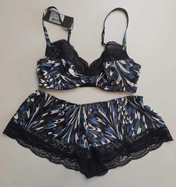 Ensemble Lingerie Andres Sarda Soutien-gorge Balconnet 90B Et Culotte 38 - Neuf Avec étiquettes