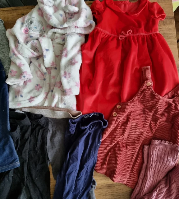 Pacchetto vestiti per bambine T3 età 9-12 mesi inverno caldo e accogliente 2