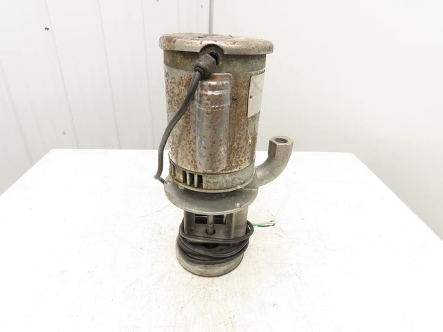 Lincoln Motors Vertical Immersion CNC Coolant Pump .75Hp 3500 RPM 230V 1PH 56C