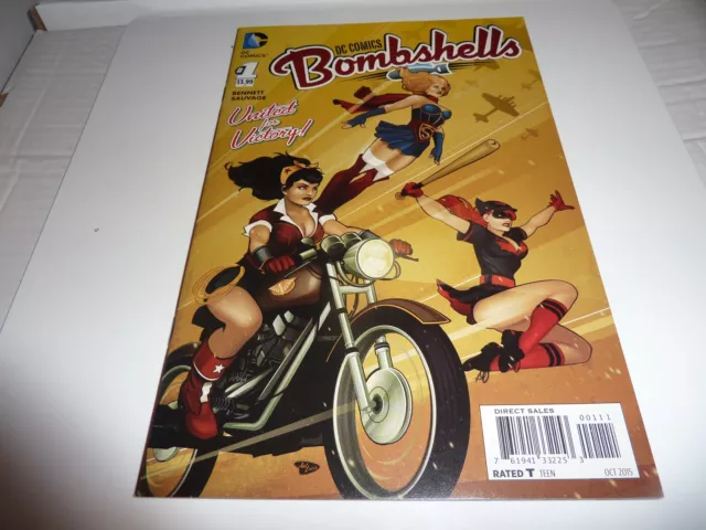 BOMBSHELLS #1 DC Comics 2015 Wonder Woman Supergirl Batgirl 1st Print VF/NM