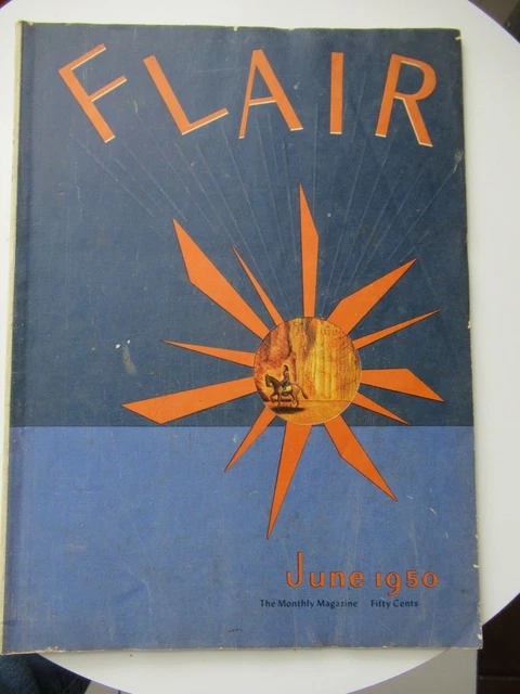 1950 Vintage Flair magazine JUNE VOGUE LIKE FASHION & Design MCM BEST PRICE EBAY