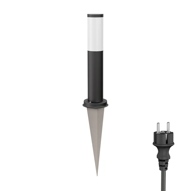 Guinzaglio Per Cani 10m Con Picchetto - Cavo Acciaio Inossidabile, Gancio 360°, Per Giardino E Campeggio