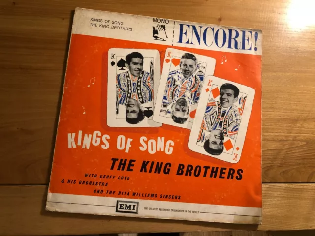 The King Brothers With Geoff Love & His Orchestra Vinyl LP ENC. 106 VG/EX