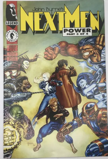 John Byrnes Next Men #25 Power #3 Dark Horse Comics 1994 Comic Book