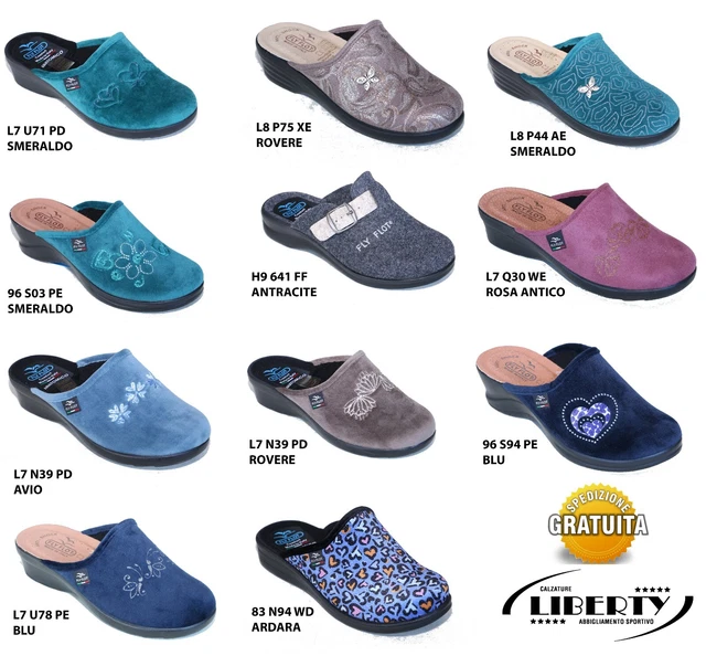 Ciabatte Donna Fly Flot Made In Italy - Vera Pelle Con Zeppa 3.5cm - Foto 7